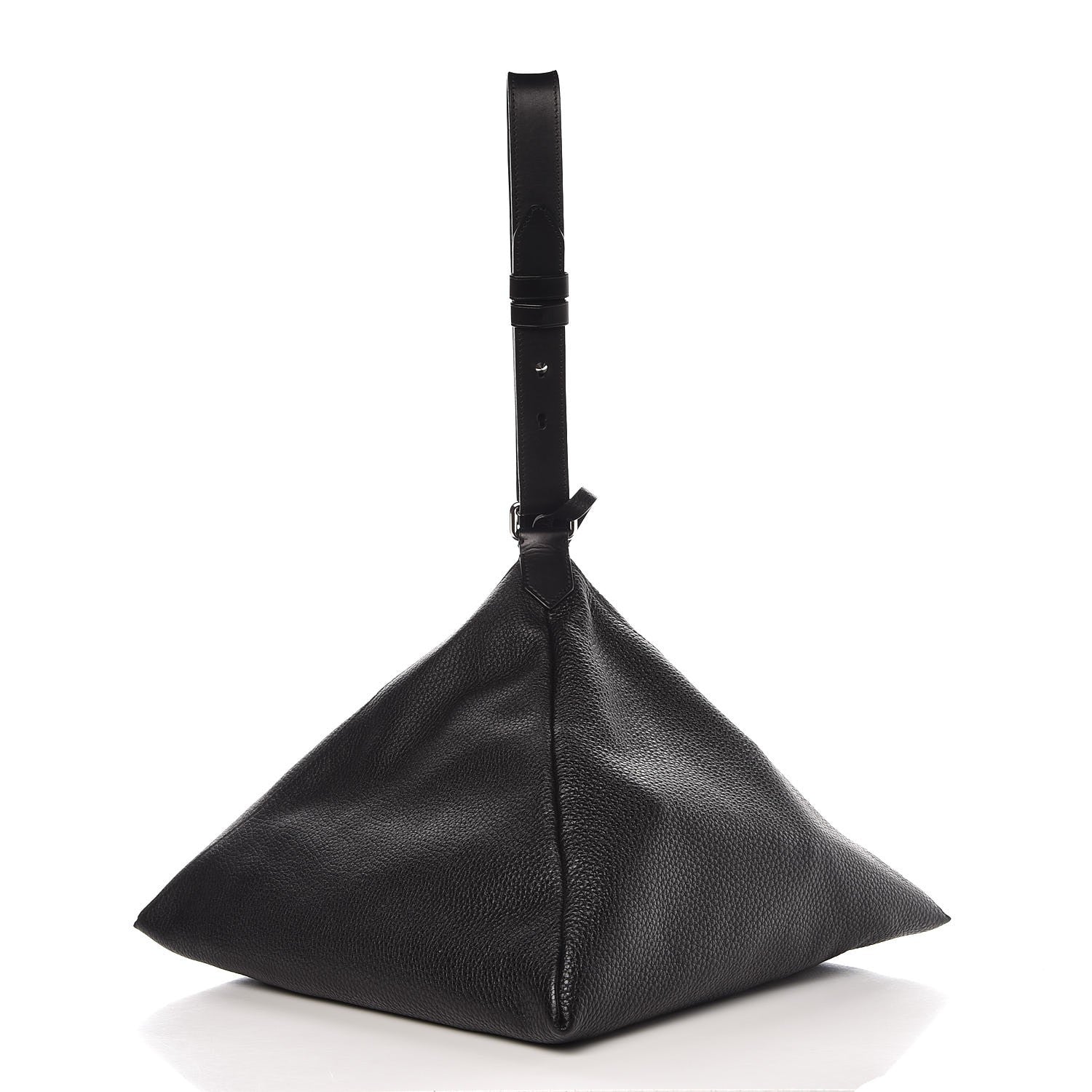 Givenchy Pebbled Calfskin Pyramid Tote Black 3 of 7
