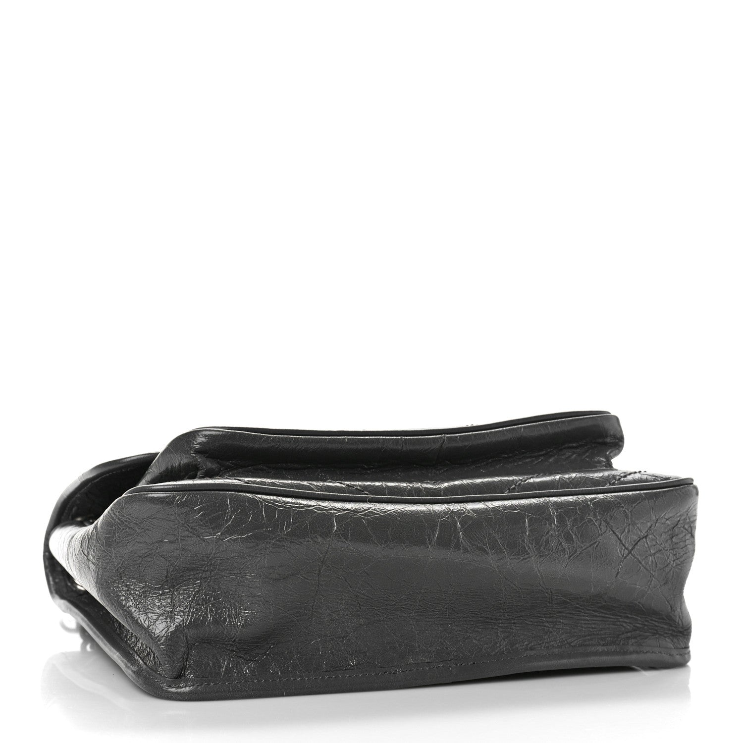 Saint Laurent Crinkled Calfskin Matelasse Monogram Medium Niki Chain Satchel Storm 4 of 8