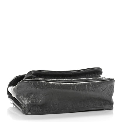 Saint Laurent Crinkled Calfskin Matelasse Monogram Medium Niki Chain Satchel Storm 4 of 8