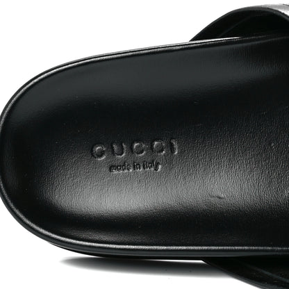 Gucci Malaga Kid Womens Horsebit River Slippers 40 Black 7 of 8