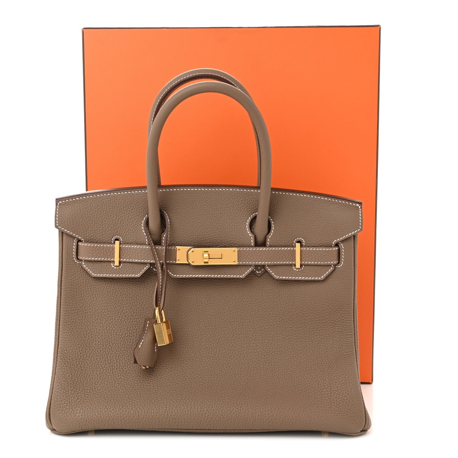 Hermes Togo Birkin 30 Etoupe 11 of 11