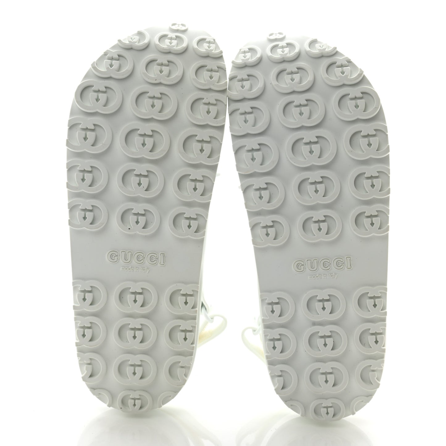 Soft Rubber Horsebit Touch Womens Strapped Sandals 38 Great White