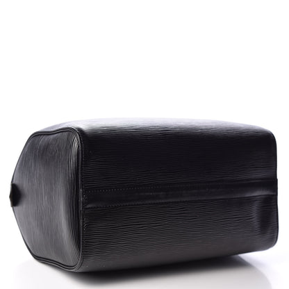 Louis Vuitton Epi Speedy 25 Black 3 of 8