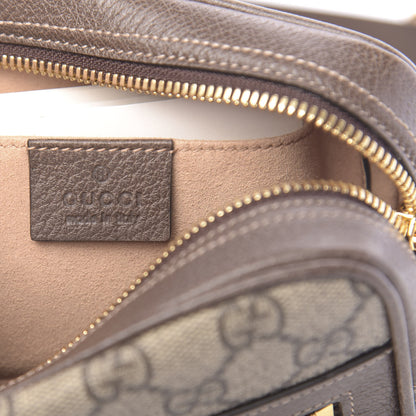 Gucci GG Supreme Monogram Web Small Ophidia Belt Bag 75 30 Dark Brown 6 of 10