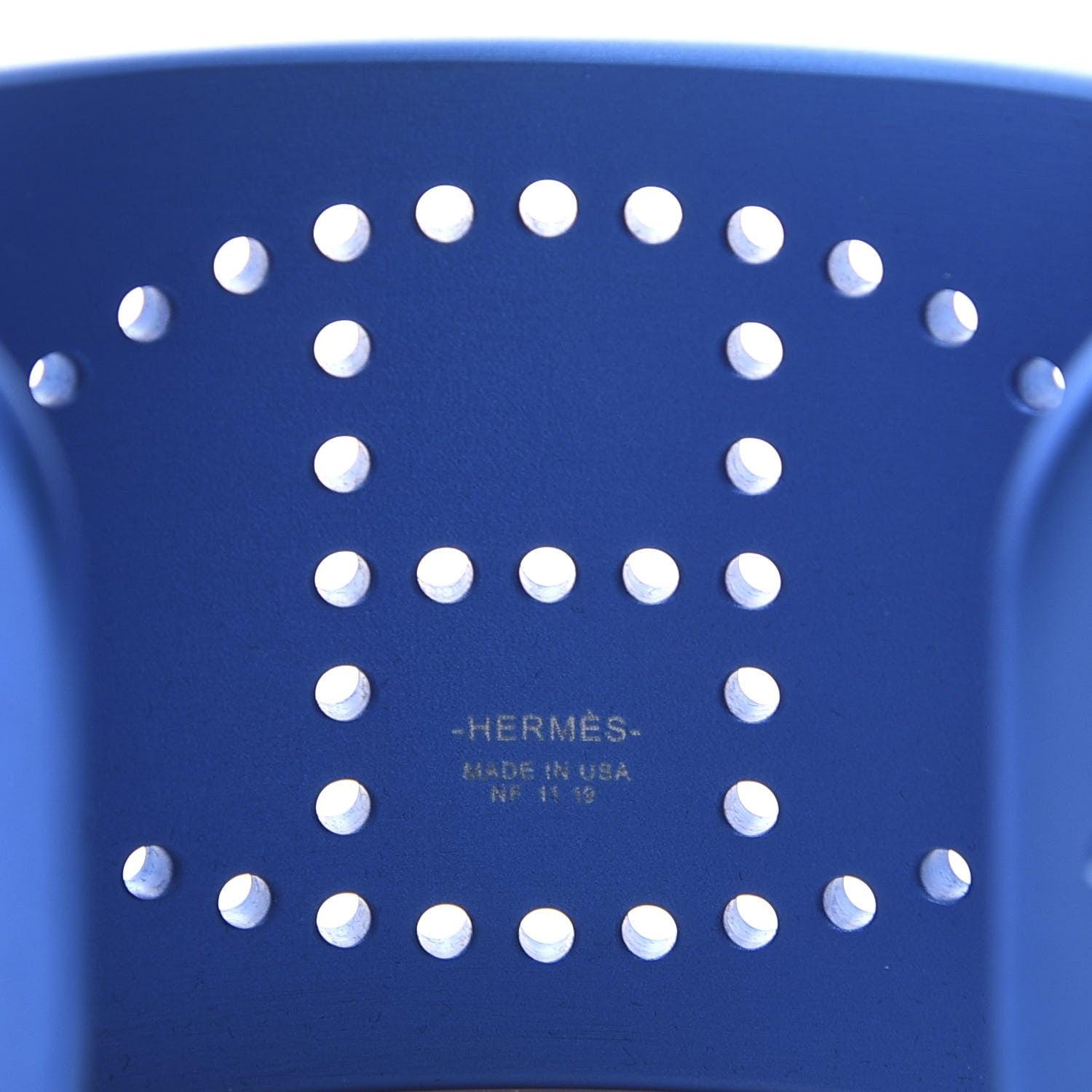 Hermes Aluminium Evelyne Sunset Cuff Bracelet T2 Bleu Egee 3 of 4