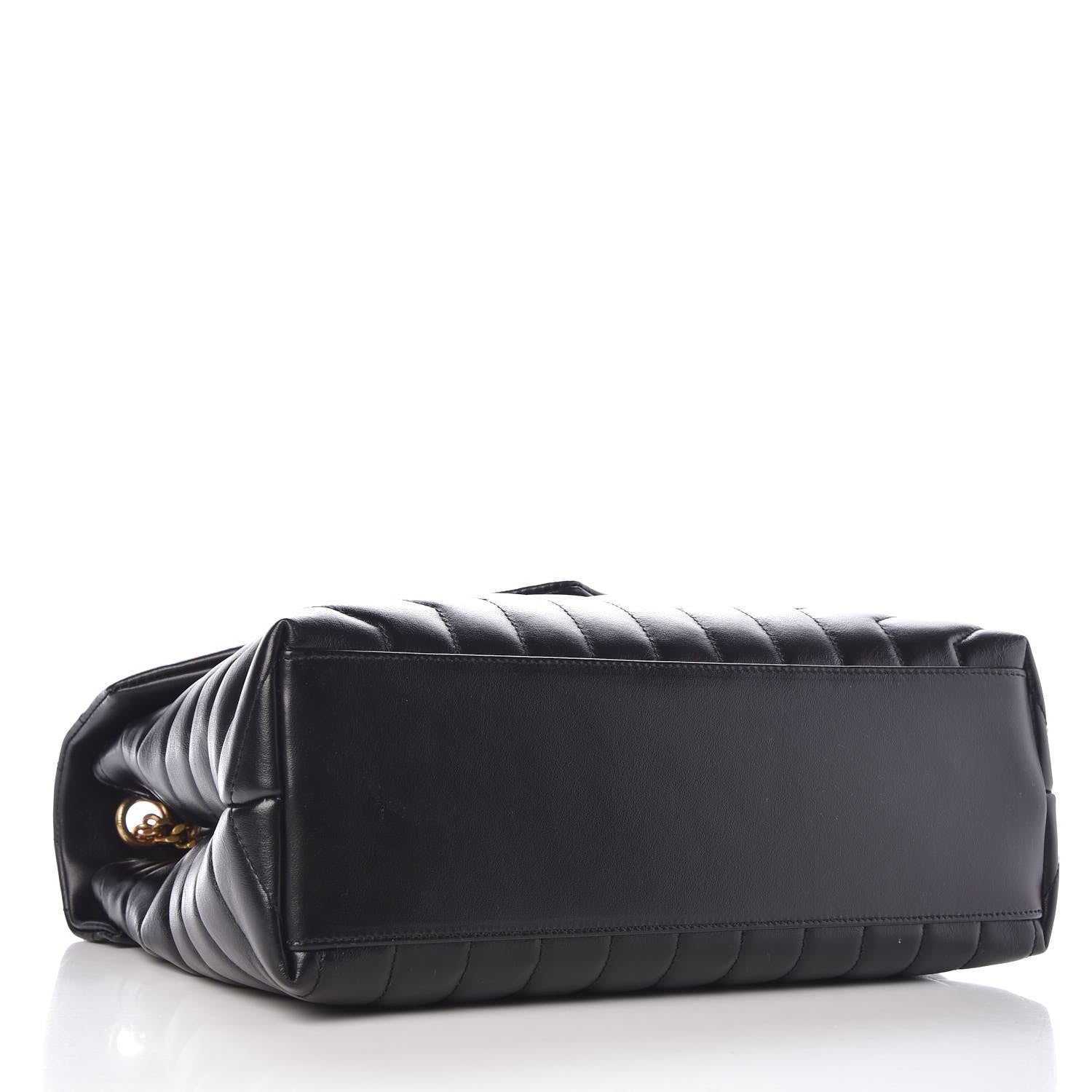 Saint Laurent Calfskin Y Quilted Monogram Medium Loulou Chain Satchel Black 4 of 10