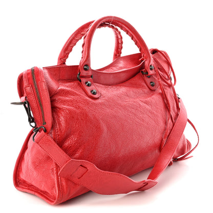 Balenciaga Agneau Classic Hardware City Rouge Coquelicot 3 of 10