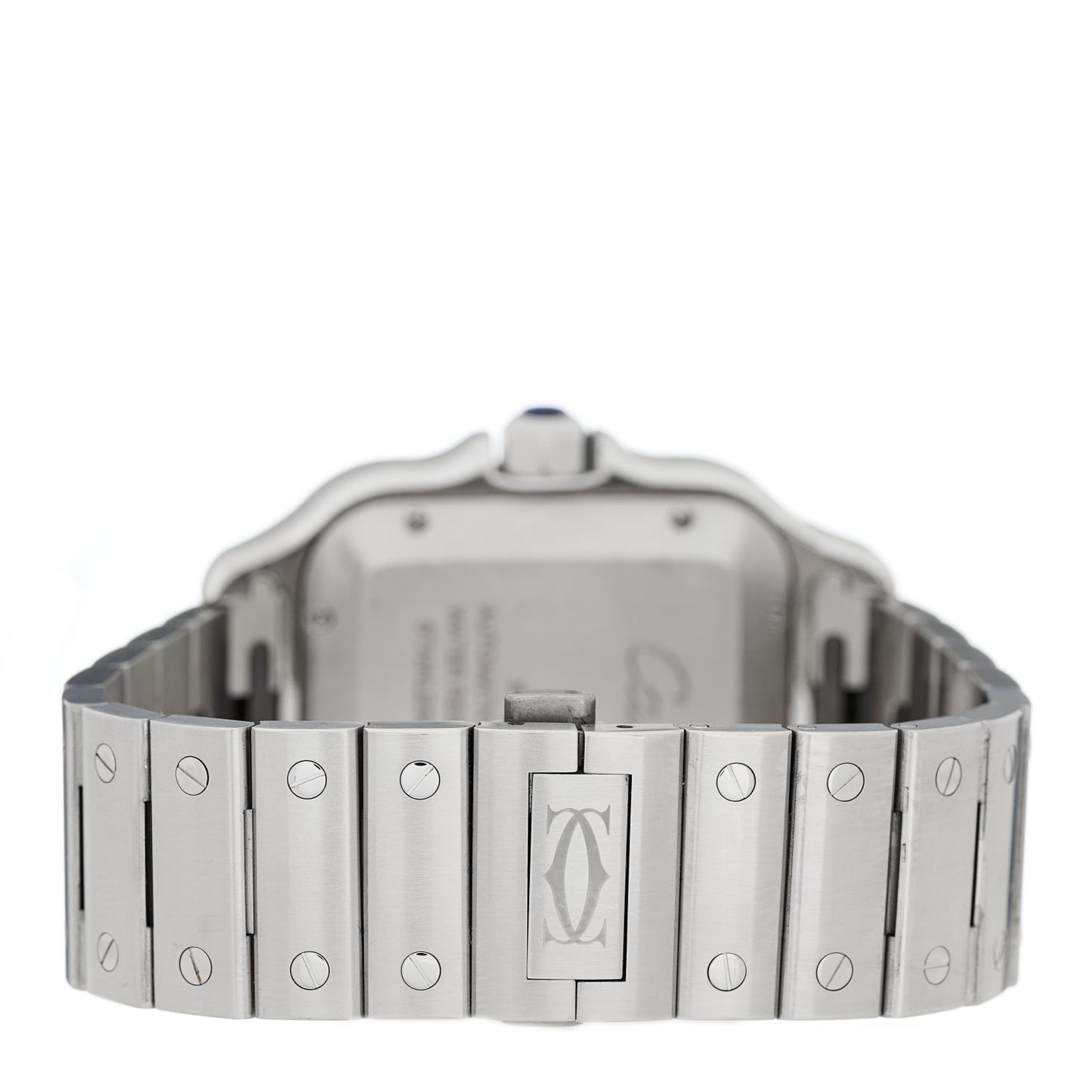 Stainless Steel 39.8mm Santos De Cartier Automatic Watch