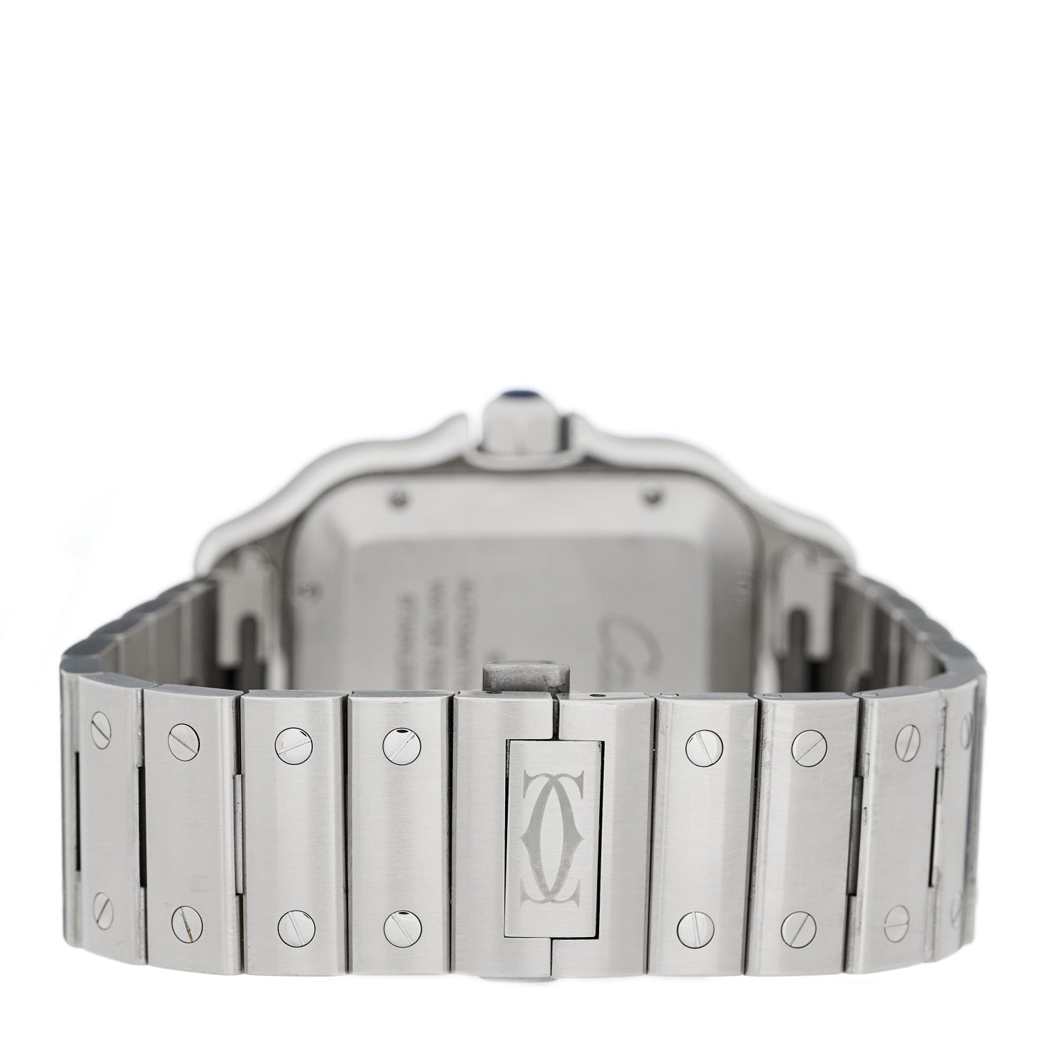Cartier Stainless Steel 39.8mm Santos De Cartier Automatic Watch 3 of 4