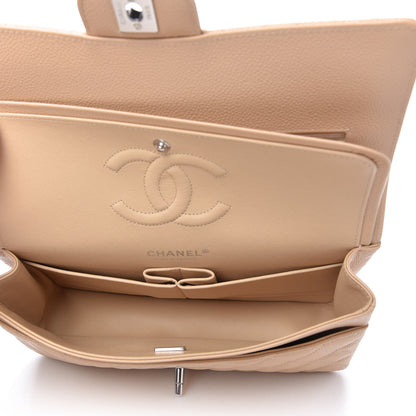 Chanel Caviar Quilted Medium Double Flap Beige 5 of 11
