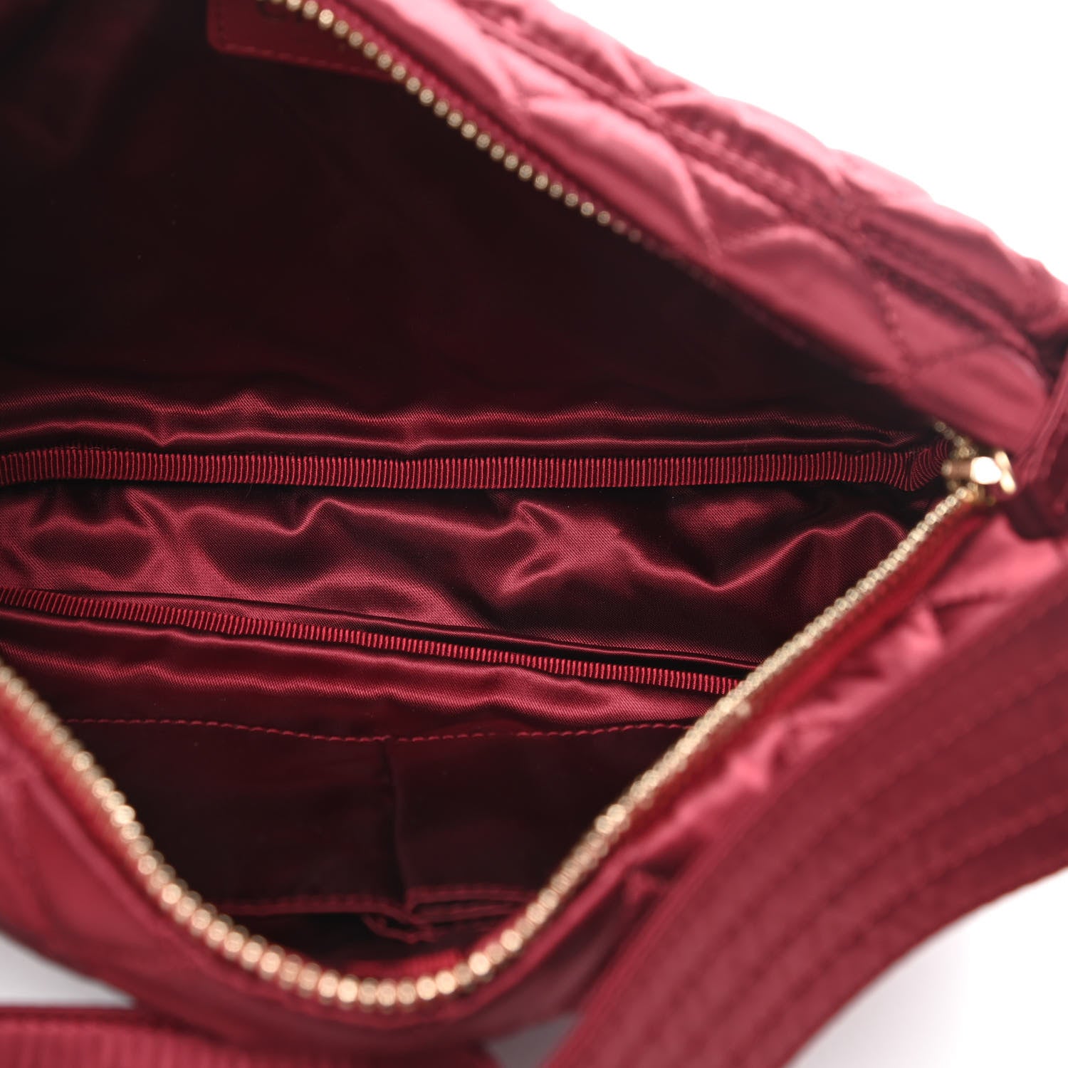 Chanel Satin Quilted Paris-Hamburg Camera Bag Red 5 of 10