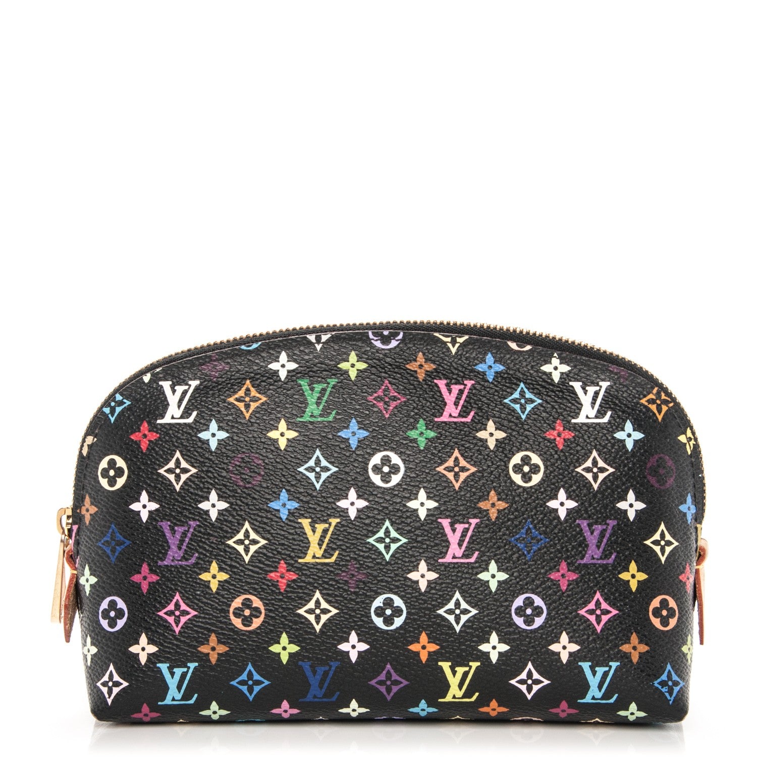 Louis Vuitton Monogram Multicolor Cosmetic Pouch Black Grenade 1 of 6