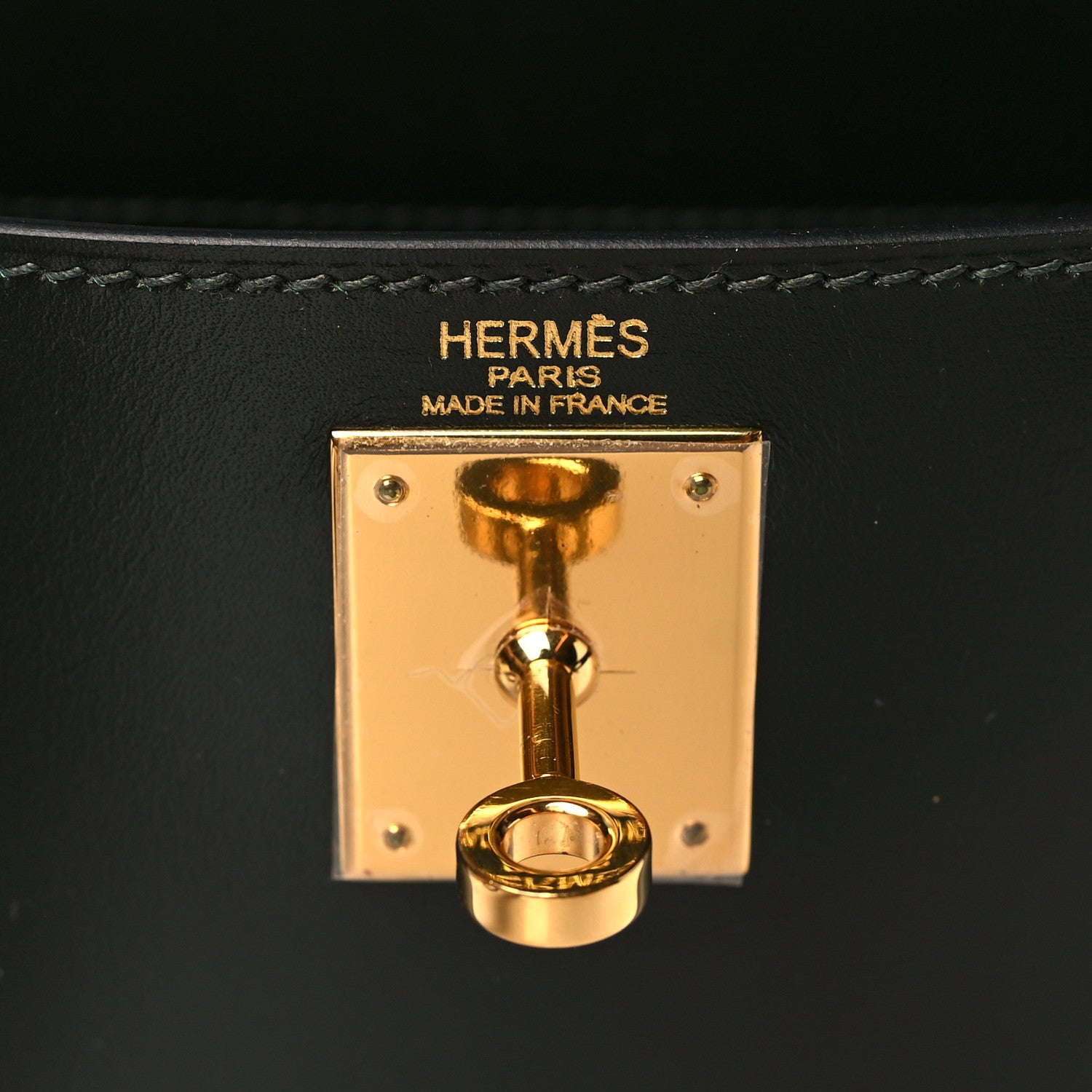 Hermes Box Kelly Retourne 28 Vert Fonce 6 of 9