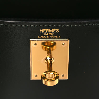 Hermes Box Kelly Retourne 28 Vert Fonce 6 of 9