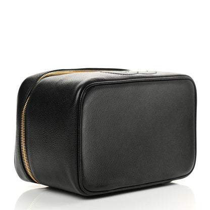 Chanel Caviar CC Vanity Cosmetic Case Black 3 of 8