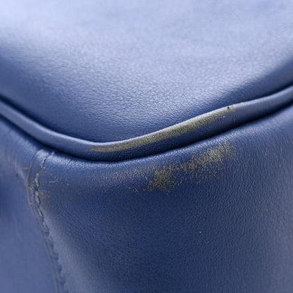 Hermes Swift Epsom Lindy 26 Tressage De Cuir Bleu Brighton Capucine Bleu Saphir 11 of 13