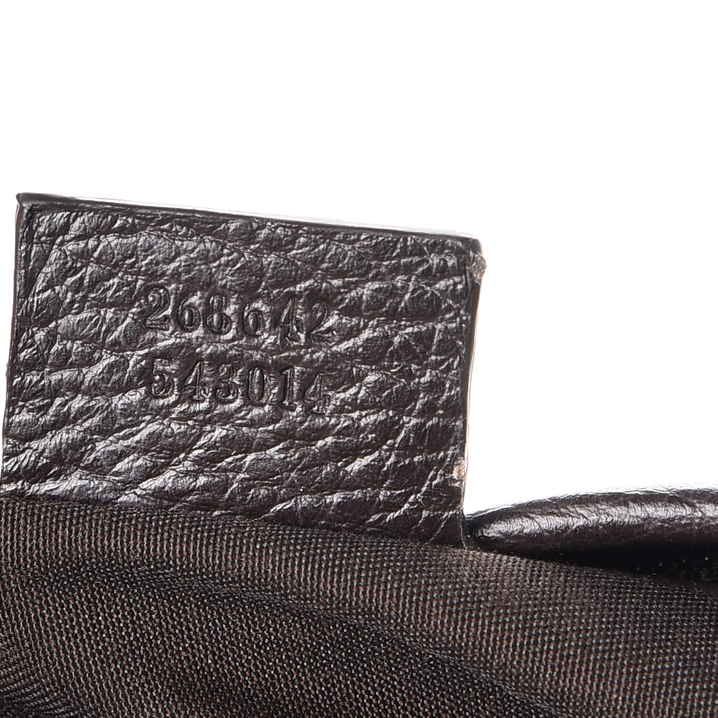 Crystal Monogram Abbey Messenger Bag Beige Dark Brown