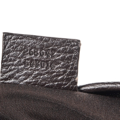 Gucci Crystal Monogram Abbey Messenger Bag Beige Dark Brown 7 of 7