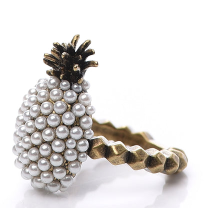 Gucci Pearl Pineapple Ring XS Cream 2 of 7