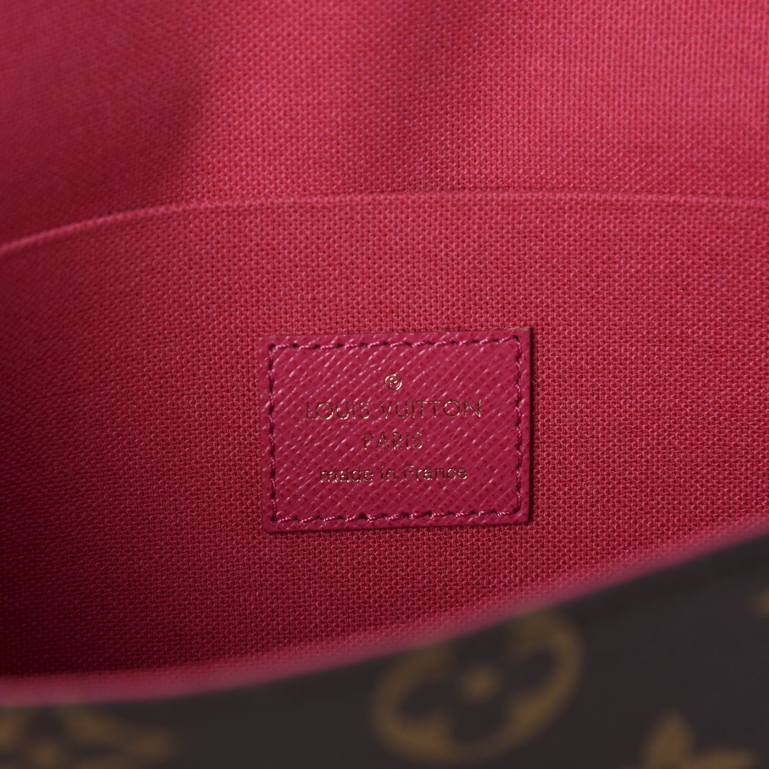 Louis Vuitton Monogram My LV World Tour Pochette Felicie Chain Wallet Hot Pink 9 of 12