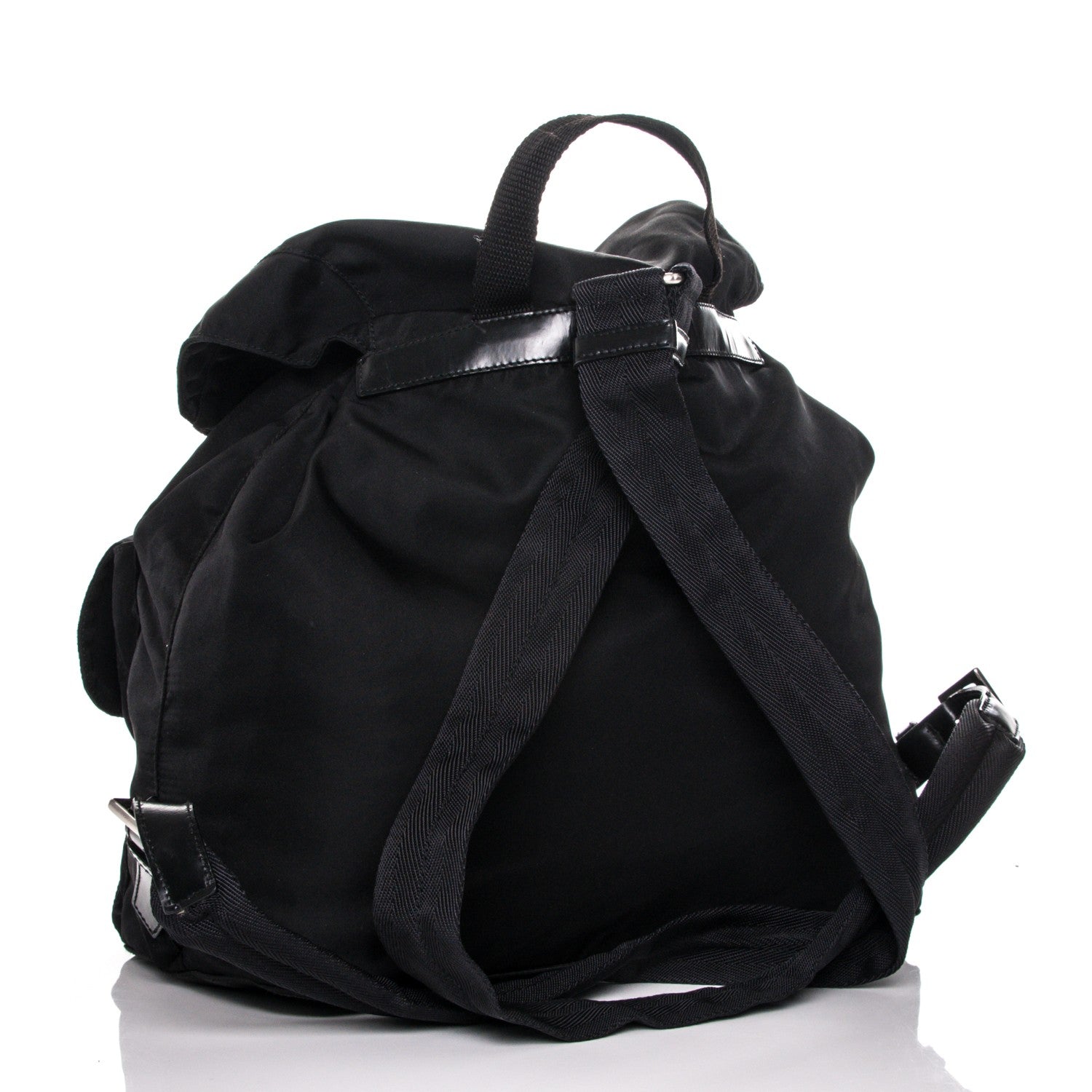 Prada Nylon Vela Medium Backpack Black 3 of 7