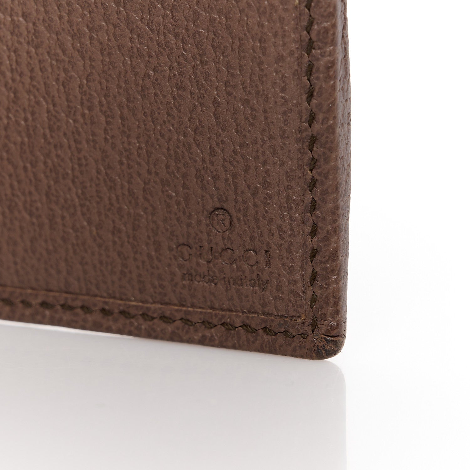 Gucci GG Supreme Monogram Web Mens Ophidia Bi-Fold Coin Wallet Beige New Acero 7 of 11