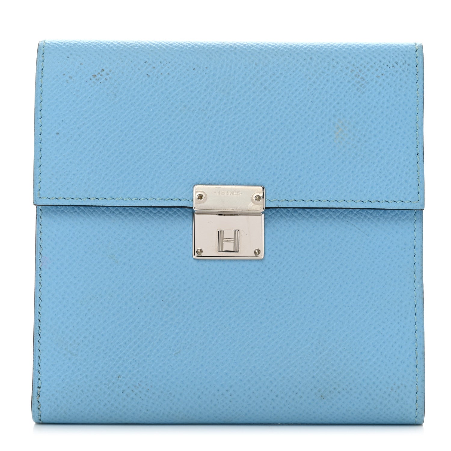 Hermes Epsom Clic 12 Wallet Celeste 1 of 9