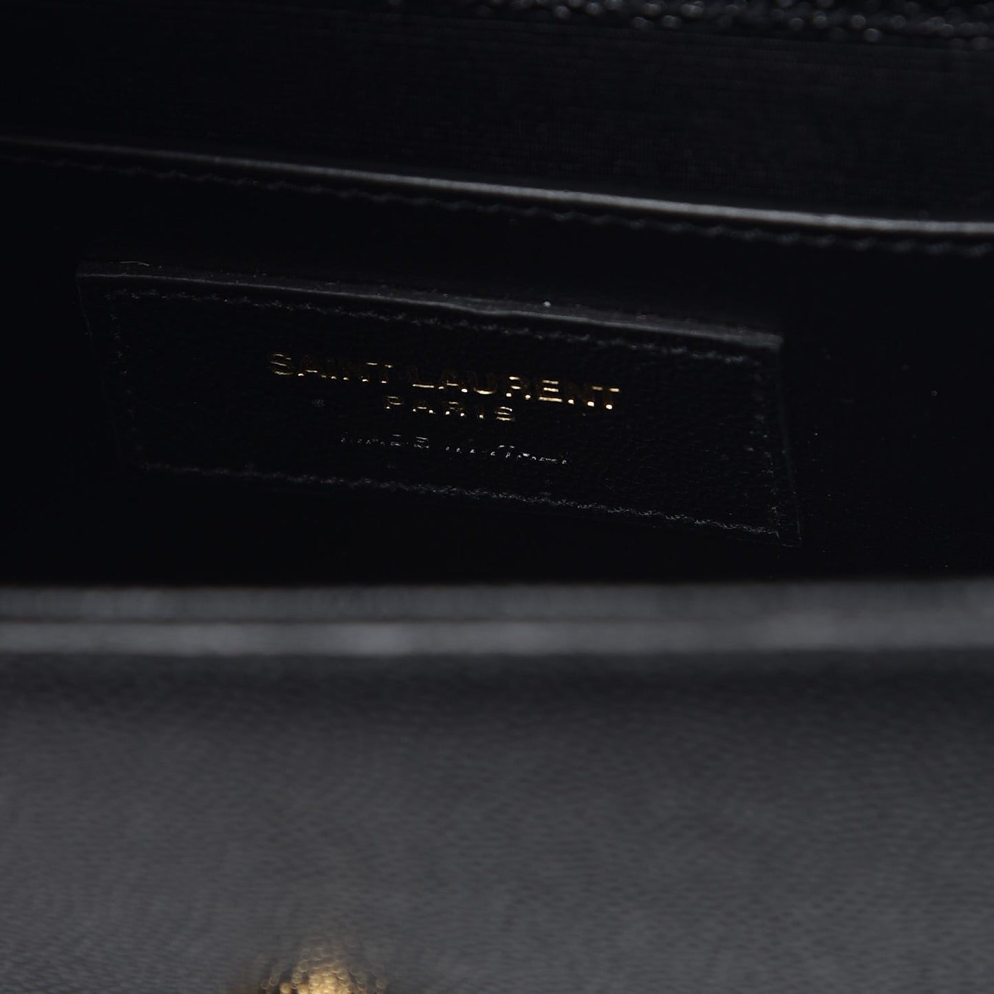 Grain De Poudre Small Monogram Kate Satchel Black