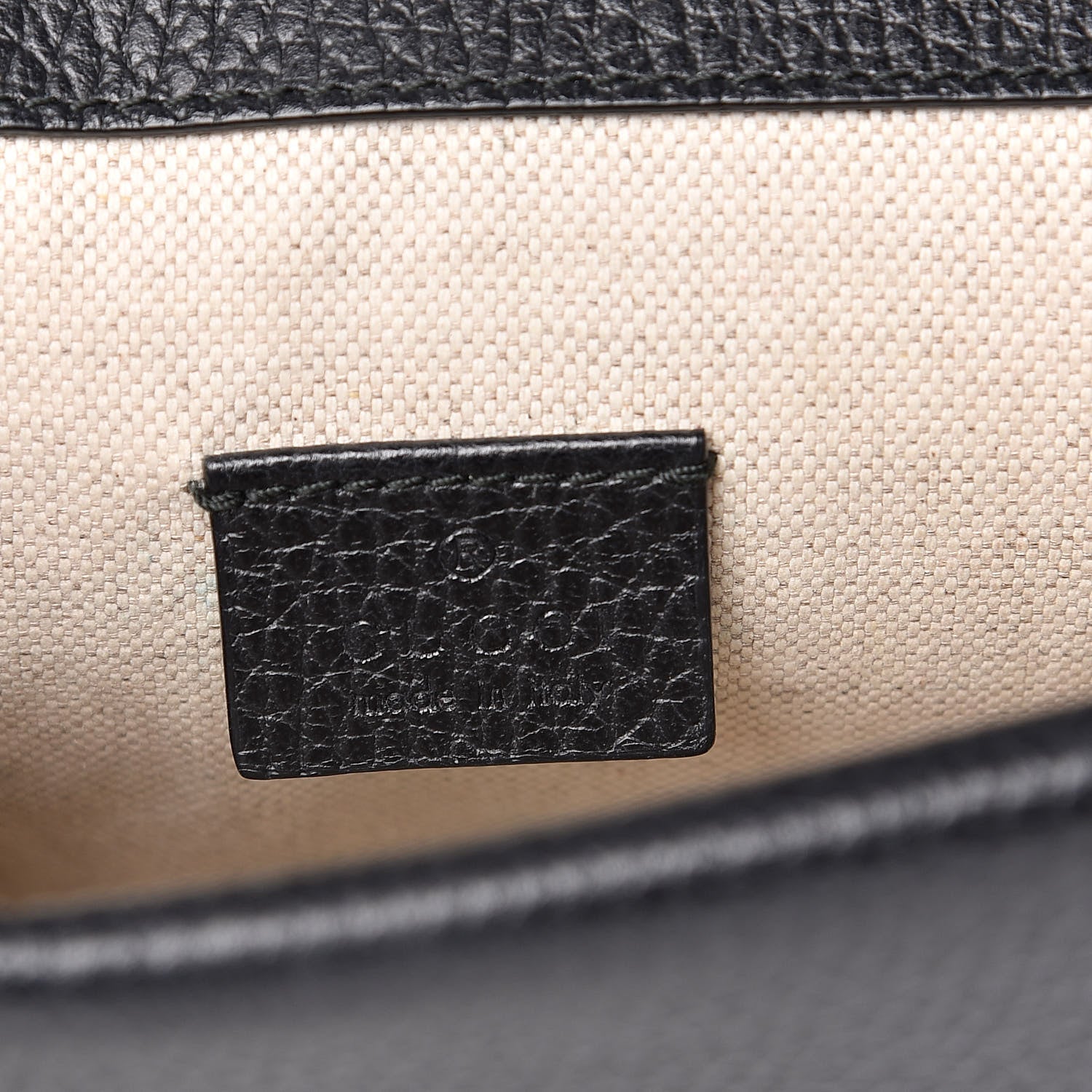Gucci Calfskin Mini Dionysus Shoulder Bag Black 6 of 12