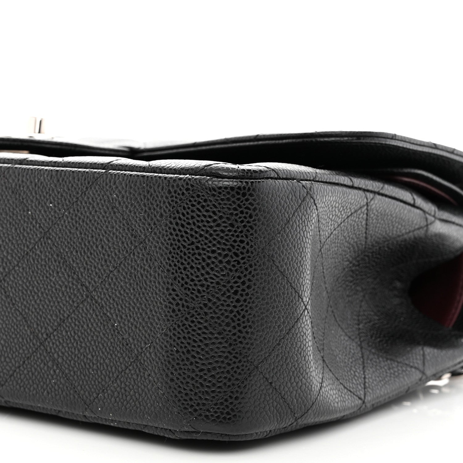 Chanel Caviar Quilted Jumbo Double Flap Black 10 of 12