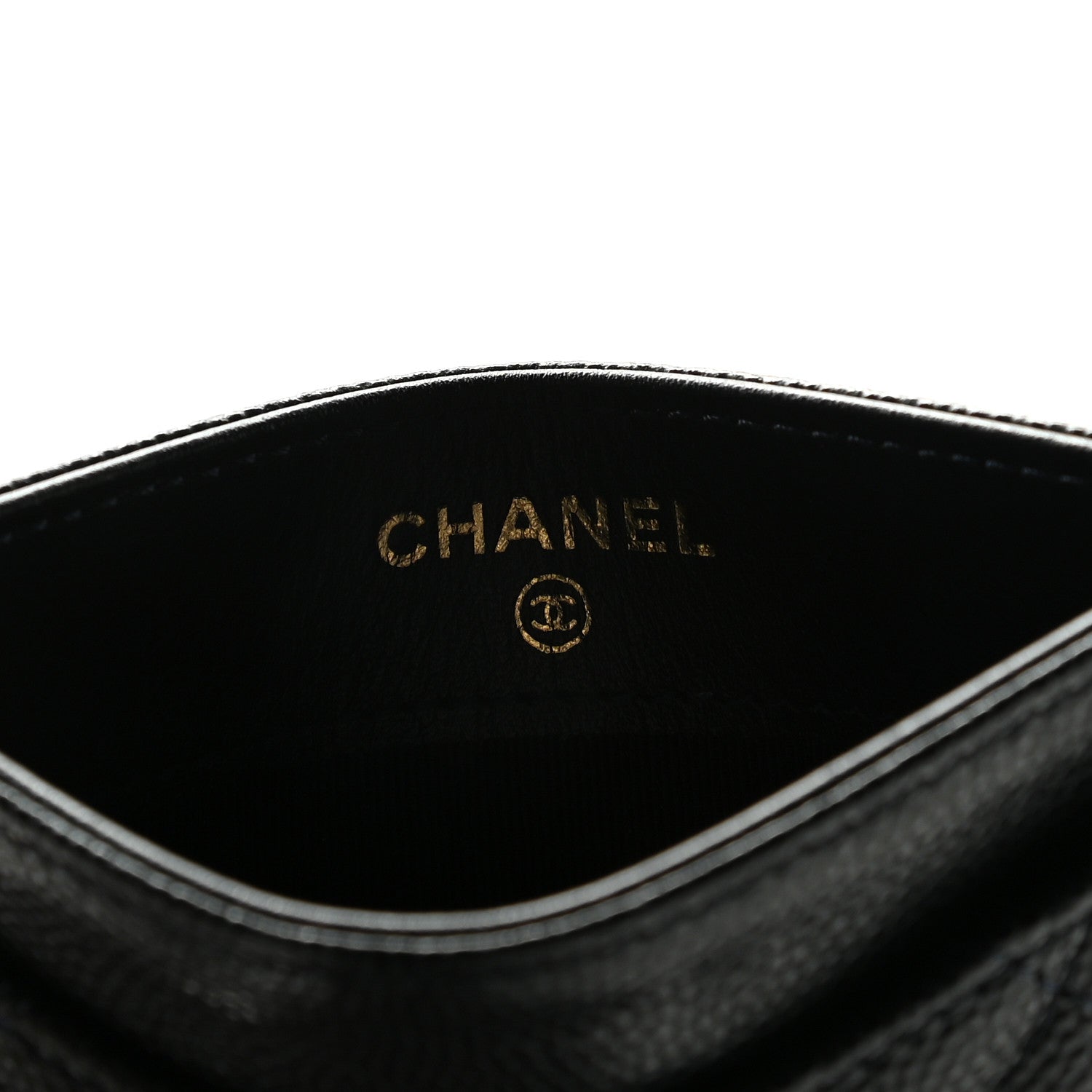 Chanel Caviar Quilted Card Holder Blue 4 of 8