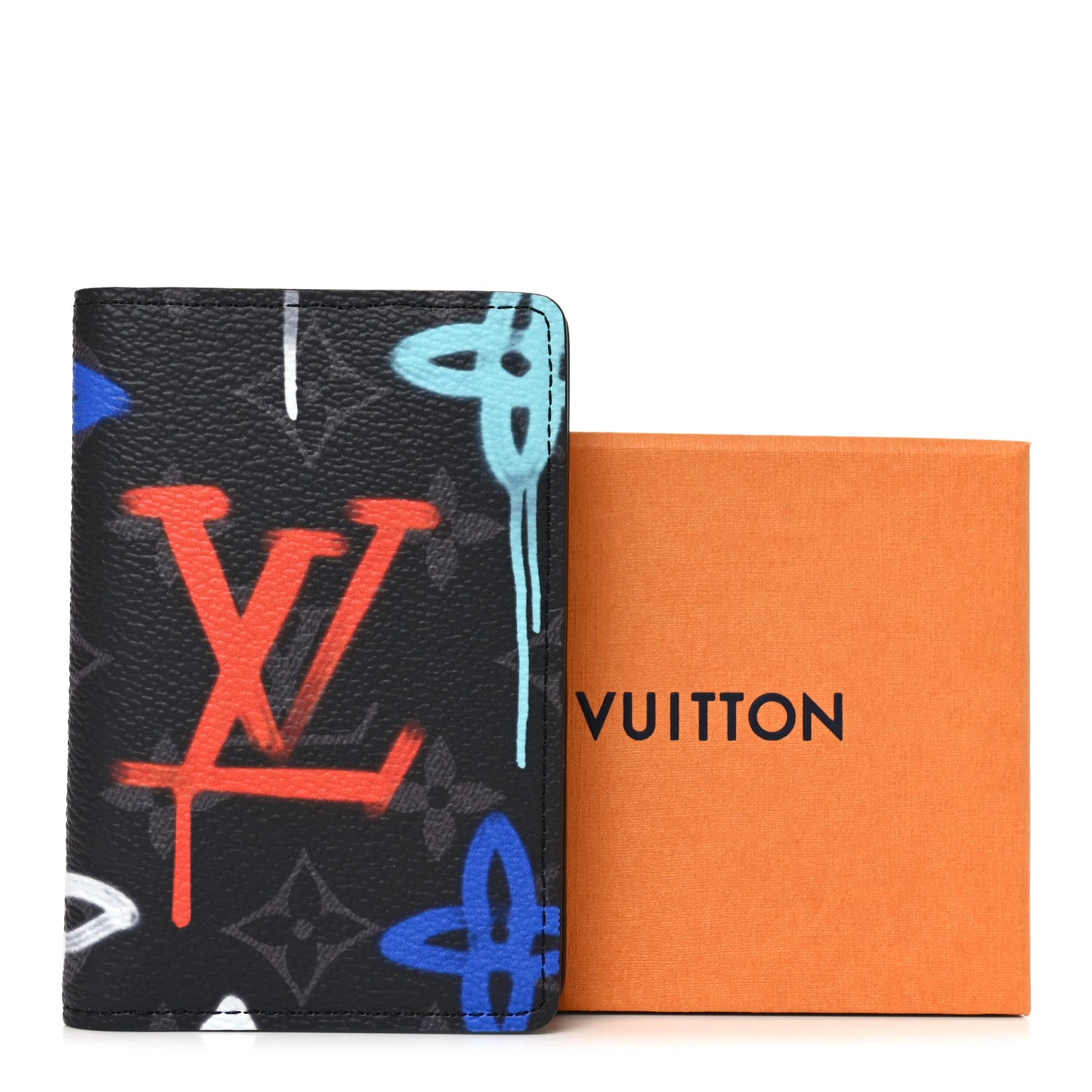 Louis Vuitton Monogram Eclipse Pocket Organizer Multicolor Lights 7 of 7