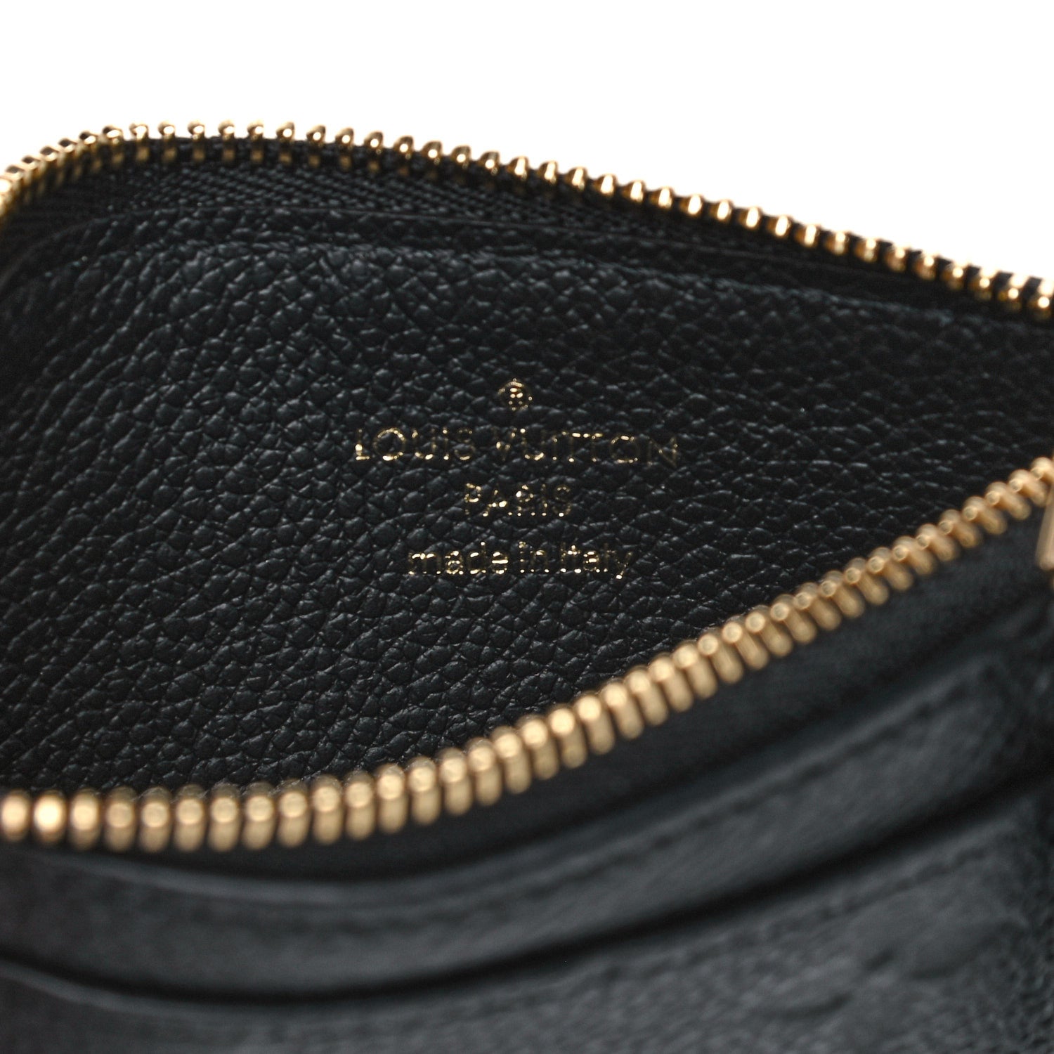 Louis Vuitton Empreinte Zipper Card Holder Black 6 of 6