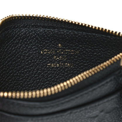 Louis Vuitton Empreinte Zipper Card Holder Black 6 of 6