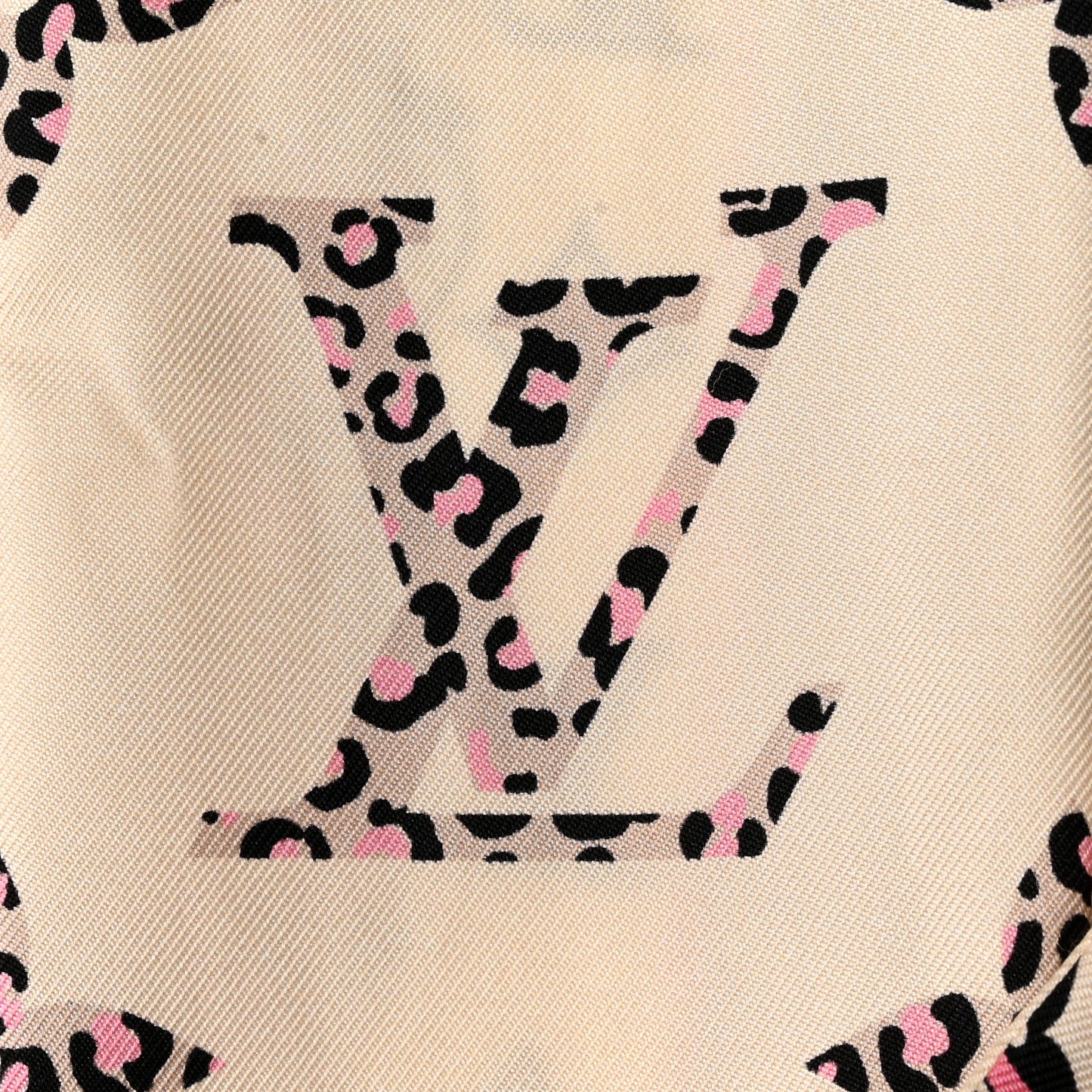 Silk Monogram Wild At Heart Bandeau Cream