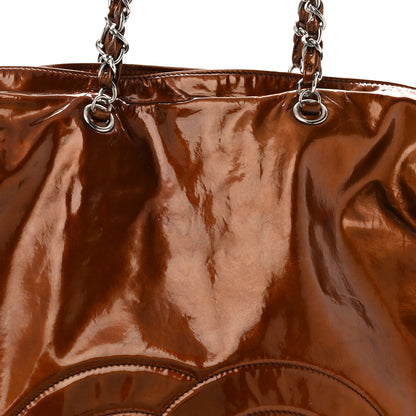 Chanel Patent Bonbons Shopper Tote Bronze 8 of 14