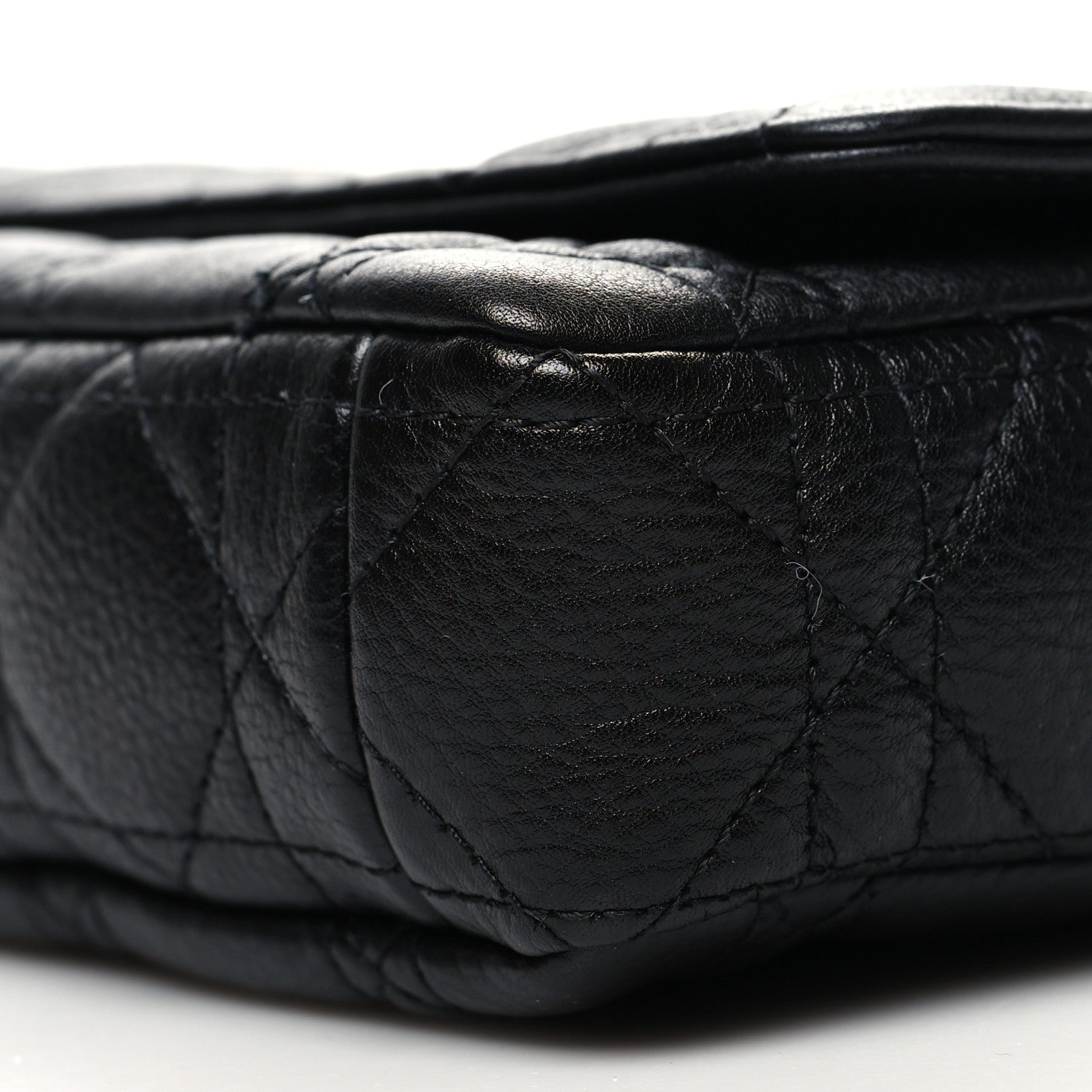 Christian Dior Supple Calfskin Cannage Caro Pouch with Chain Black 10 of 10