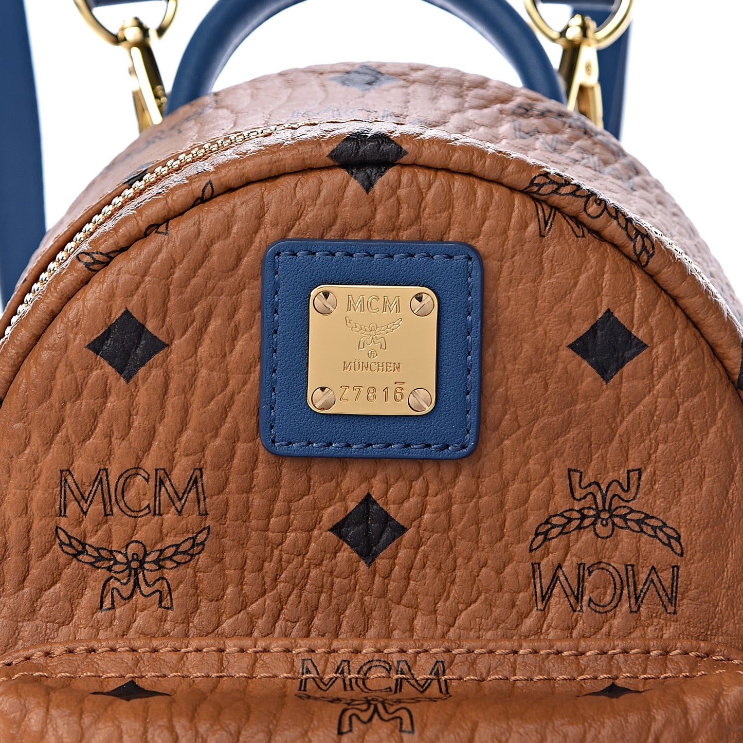 Visetos X-Mini Stark Backpack Cognac Blue
