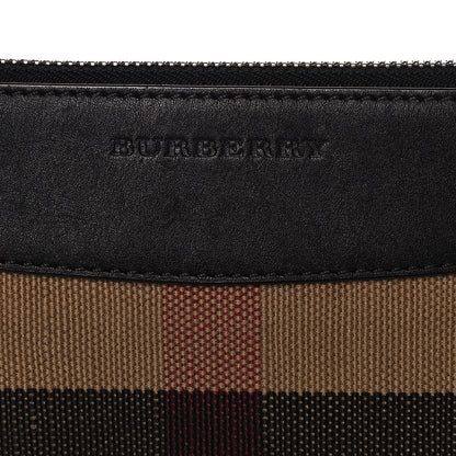 Burberry House Check Derby Peyton Crossbody Clutch Bag Black 9 of 14