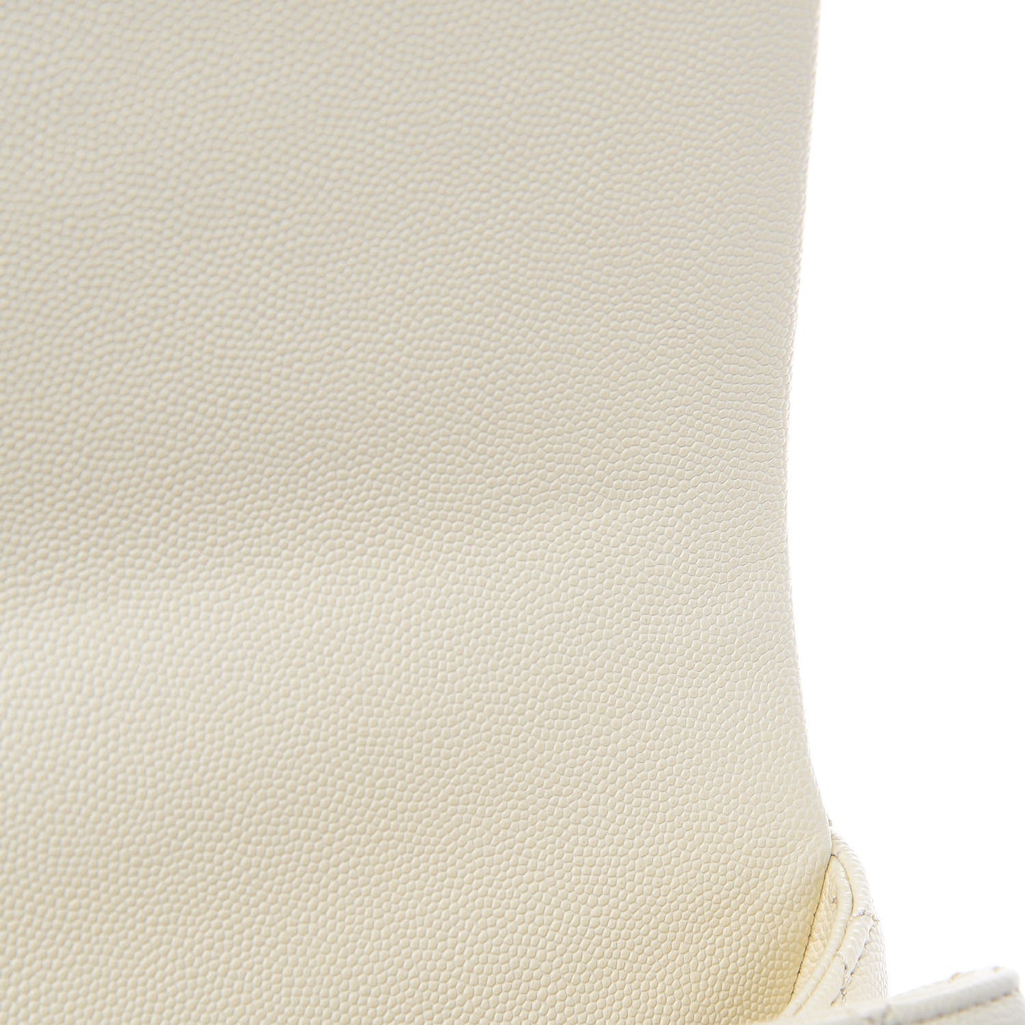 Caviar Elaphe Quilted Small Coco Handle Flap Ivory