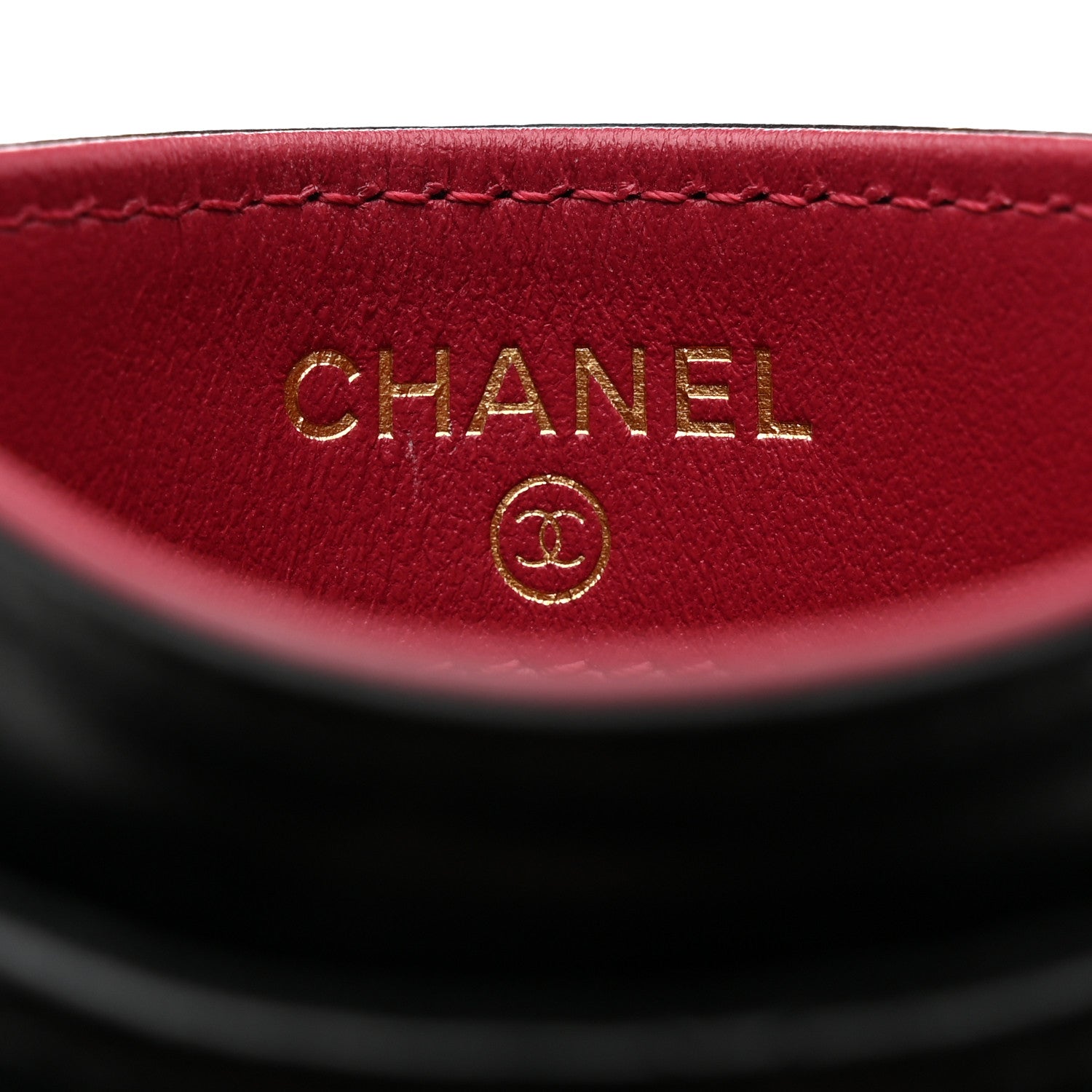 Chanel Shiny Goatskin Quilted Chanel 19 Card Holder Black 6 of 8