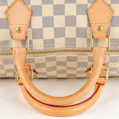 Louis Vuitton Damier Azur Speedy 30 6 of 8