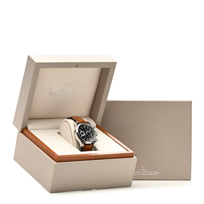 Jaeger-LeCoultre Stainless Steel Alligator 41.5mm Master Compressor Chronograph Automatic Watch Black 146.8.25 5 of 5