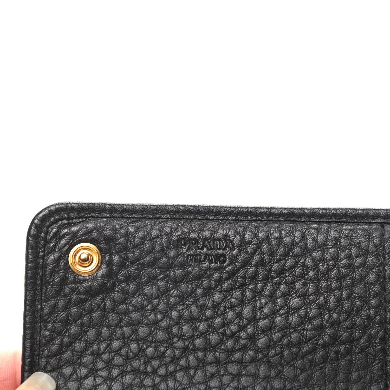 Prada Vitello Daino Continental Flap Wallet 6 of 8