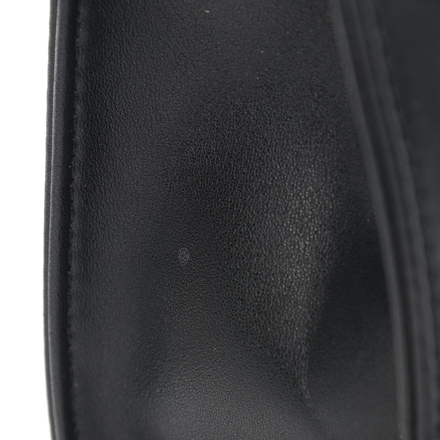 Vegan Leather Small Shopping Bag Black