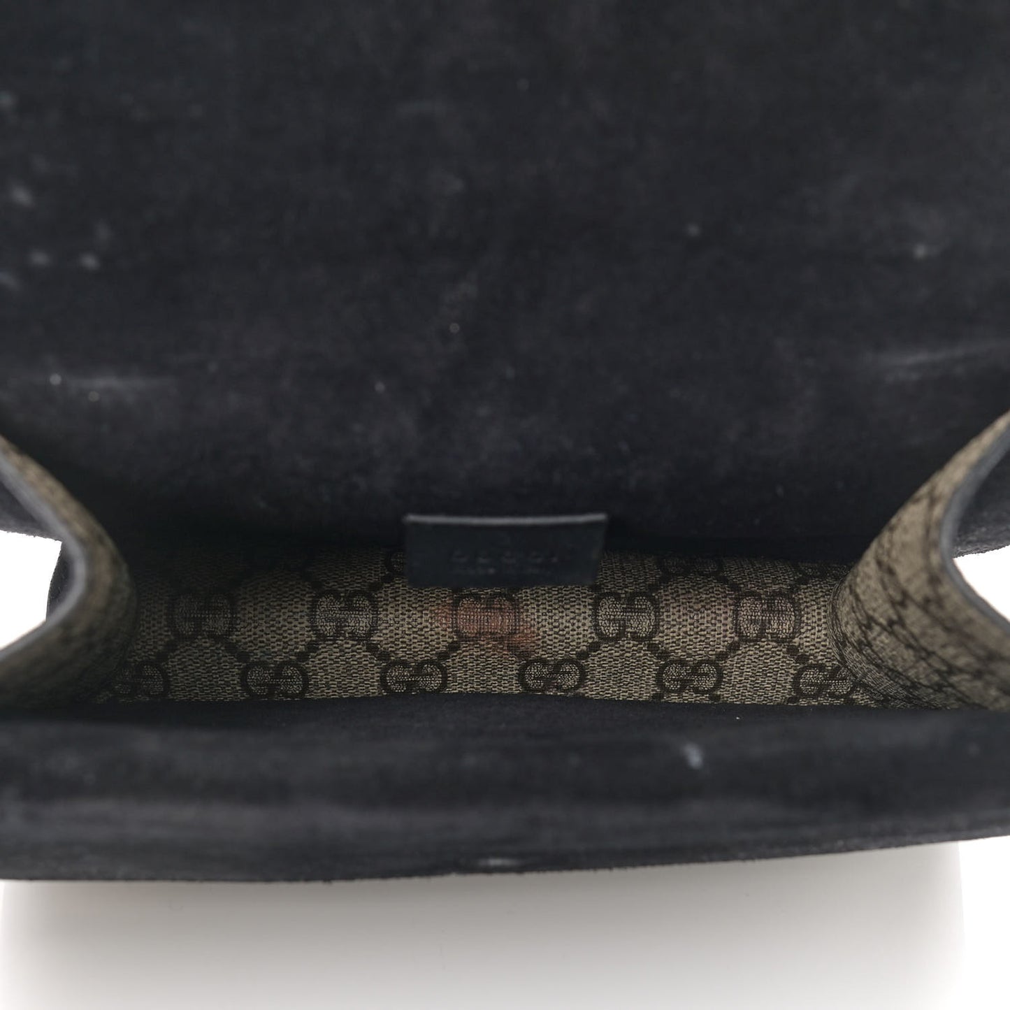 GG Supreme Monogram Mini Dionysus Shoulder Bag Black