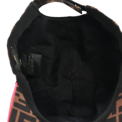 Fendi Canvas FF Reloaded Baseball Hat Tobacco Red 7 of 8