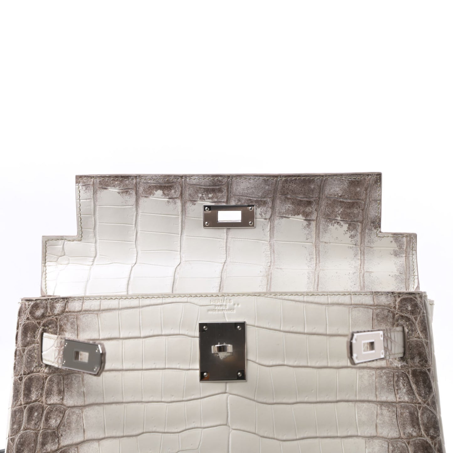 Matte Niloticus Crocodile Himalaya Kelly Retourne 28 White