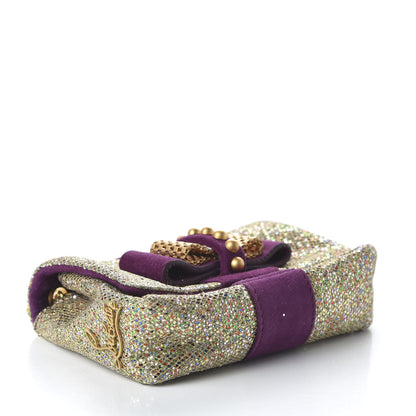 Christian Louboutin Glitter Sweety Charity Crossbody Bag Multicolor Gold 4 of 9