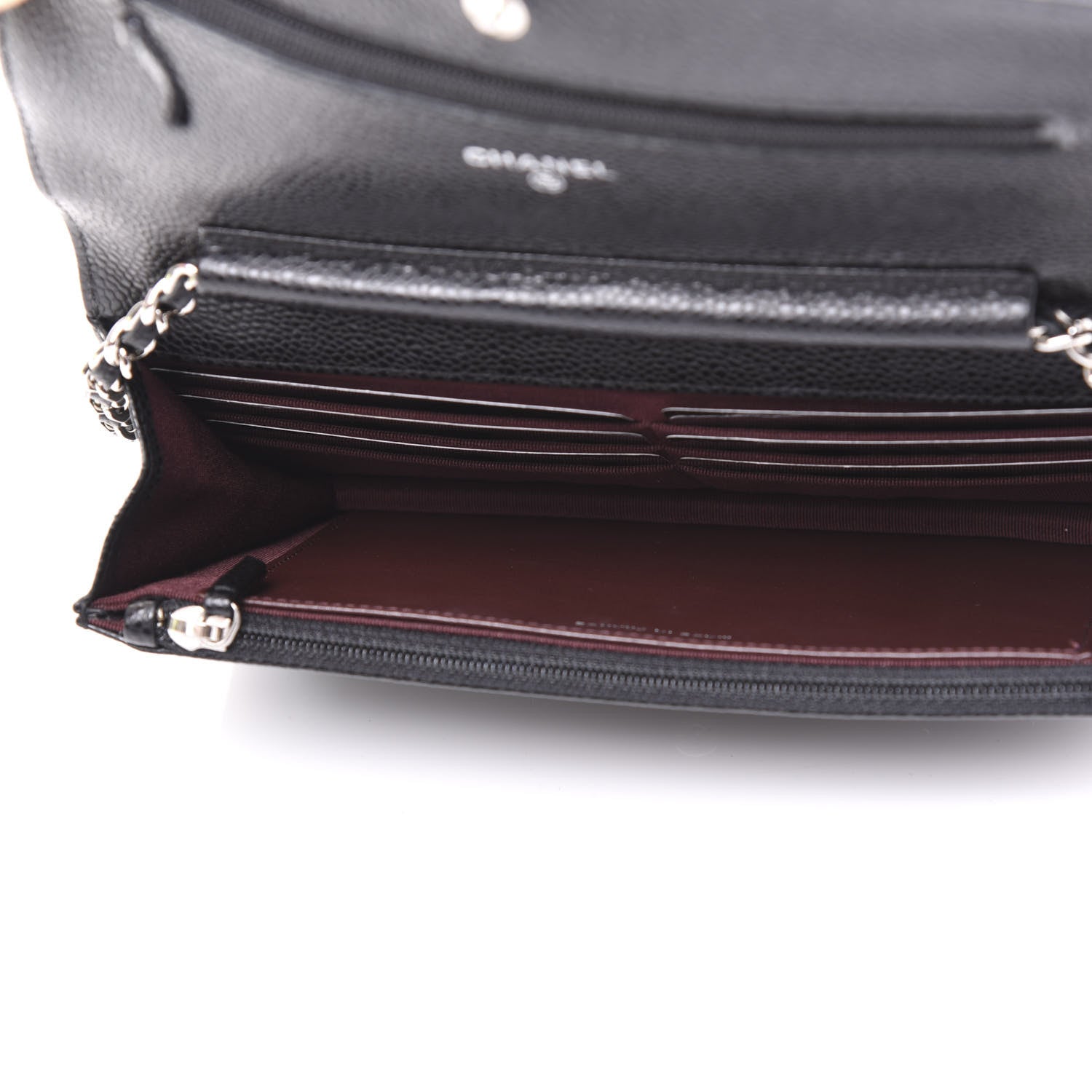 Chanel Caviar Quilted Wallet On Chain WOC Black 4 of 11